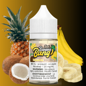 Pineapple Coconut Salt by Banana Bang E-Liquid