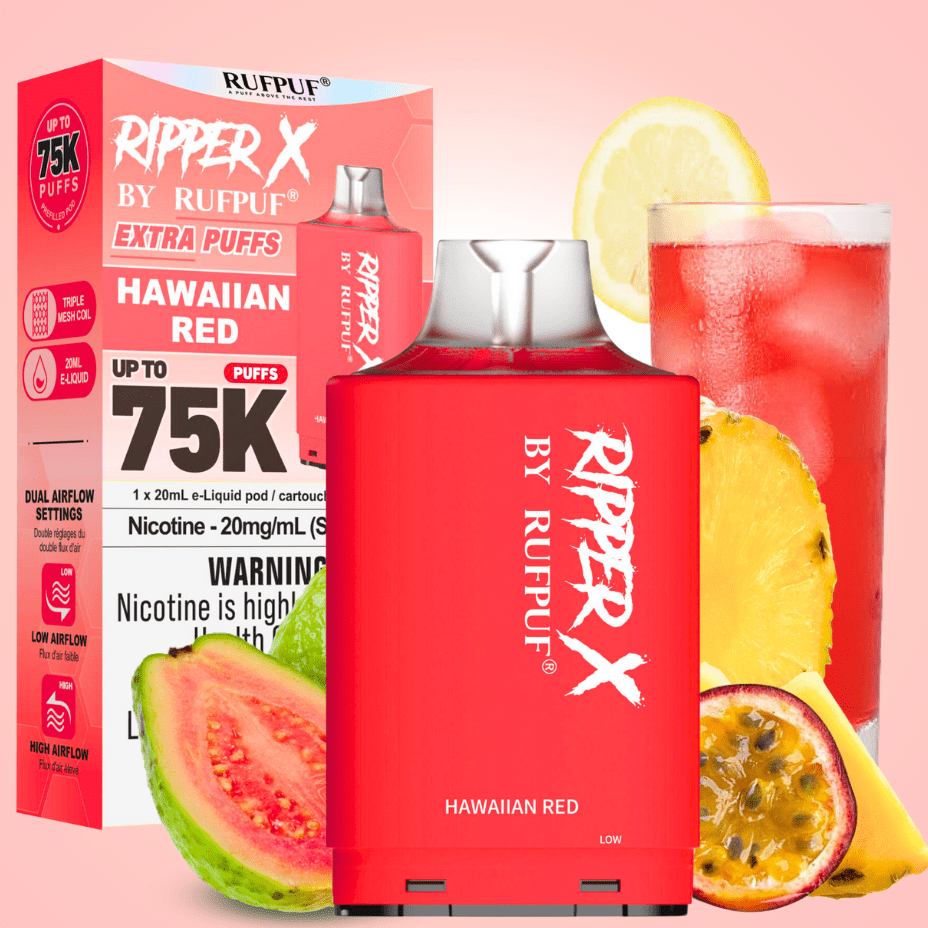 Rufpuf Ripper X 75k Turbo Pod - Hawaiian Red