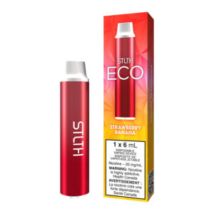 STLTH ECO Disposable Vape Device - Strawberry Banana
