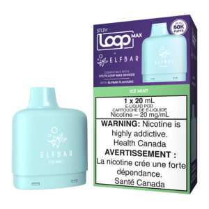 STLTH Loop Max X Elf Bar E-Liquid Pod Pack - Ice Mint 20ml