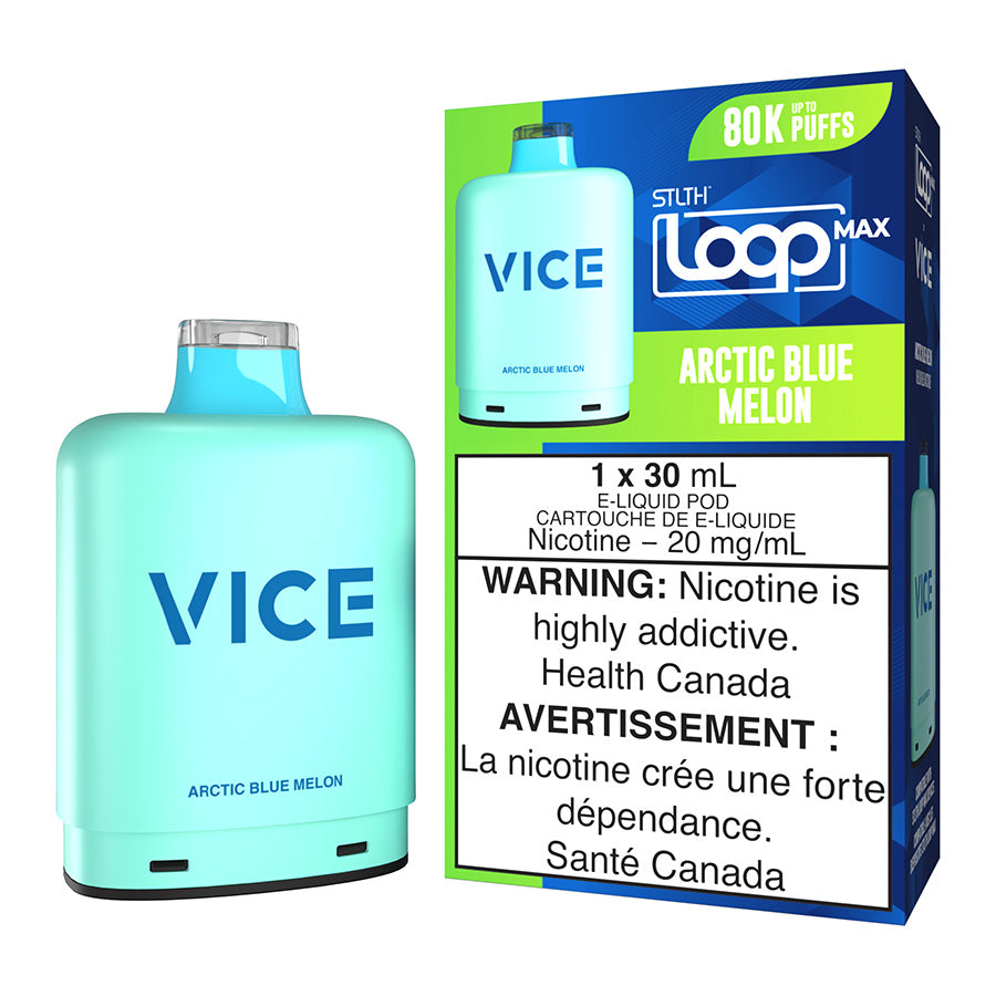 STLTH Loop Max x Vice E-Liquid Pod Pack - Arctic Blue Melon 30ml