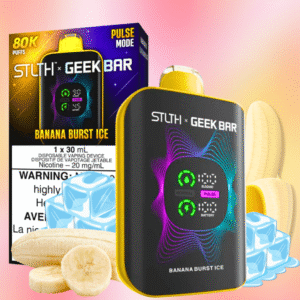 STLTH x Geek Bar 80K Disposable Vape - Banana Burst Ice