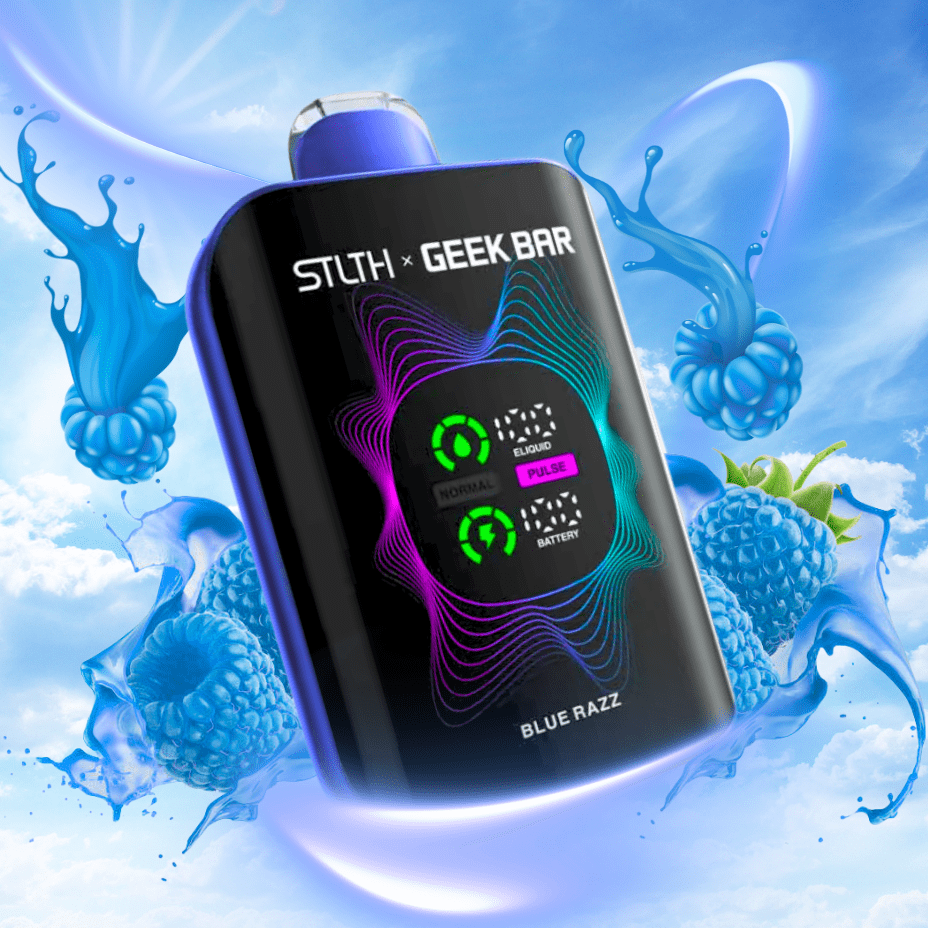 STLTH x Geek Bar 80K Disposable Vape - Blue Razz - Image 2