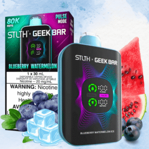 STLTH x Geek Bar 80K Disposable Vape - Blueberry Watermelon Ice