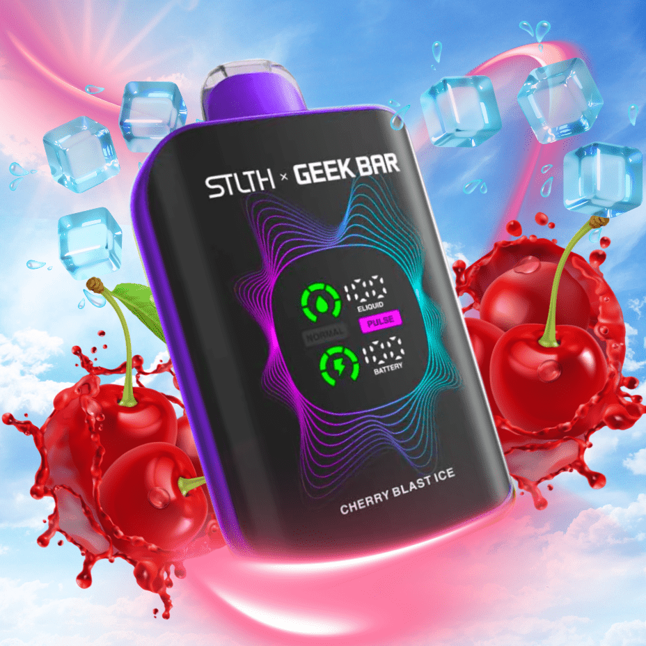 STLTH x Geek Bar 80K Disposable Vape - Cherry Blast Ice - Image 2