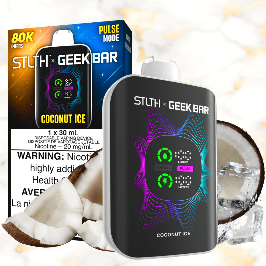 STLTH x Geek Bar 80K Disposable Vape - Coconut Ice