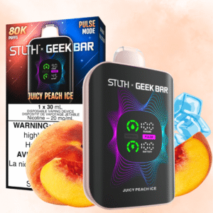 STLTH x Geek Bar 80K Disposable Vape - Juicy Peach Ice