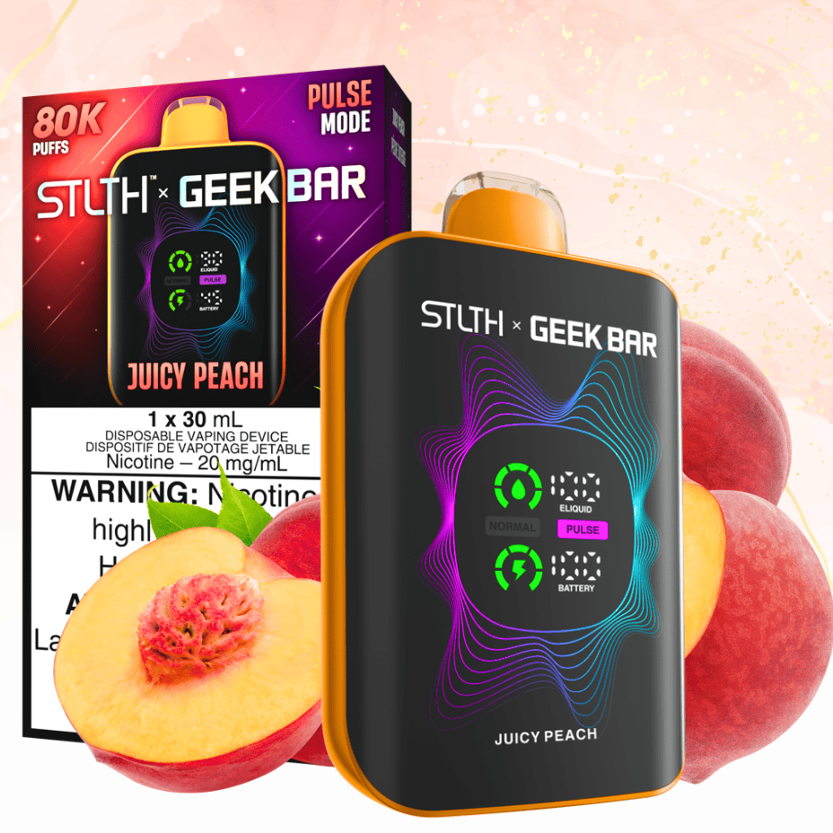 STLTH x Geek Bar 80K Disposable Vape - Juicy Peach