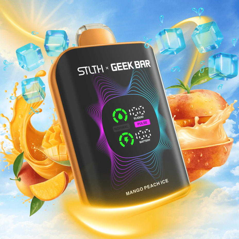 STLTH x Geek Bar 80K Disposable Vape - Mango Peach Ice - Image 2