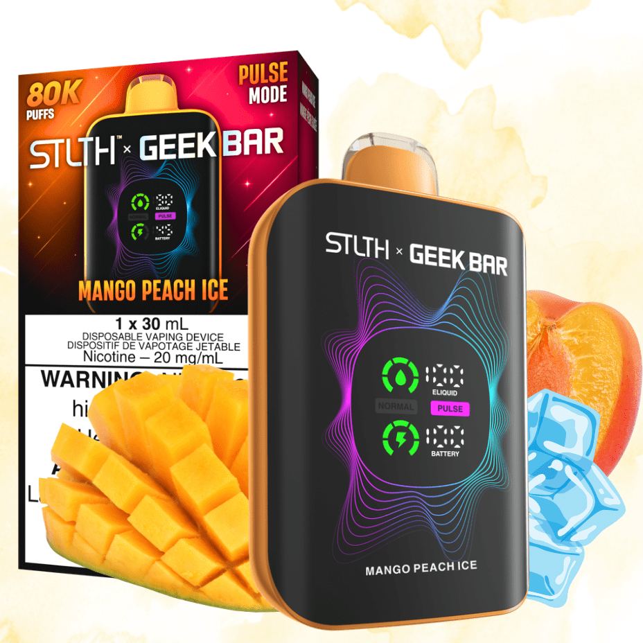STLTH x Geek Bar 80K Disposable Vape - Mango Peach Ice