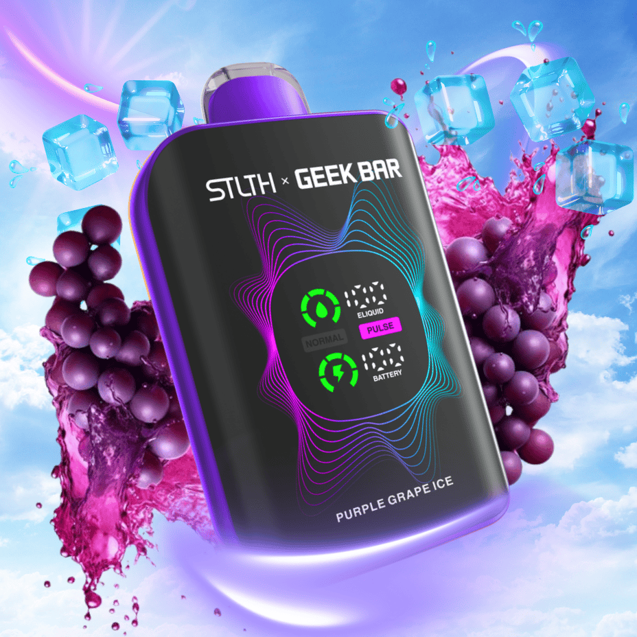 STLTH x Geek Bar 80K Disposable Vape - Purple Grape Ice - Image 2