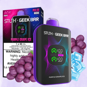 STLTH x Geek Bar 80K Disposable Vape - Purple Grape Ice