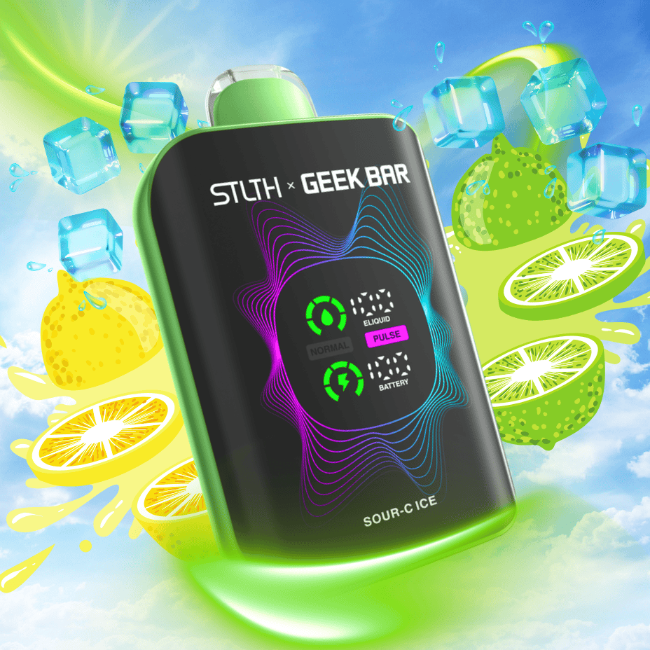 STLTH x Geek Bar 80K Disposable Vape - Sour C Ice - Image 2