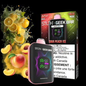 STLTH x Geek Bar 80K Disposable Vape - Sour Peach Ice