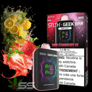 STLTH x Geek Bar 80K Disposable Vape - Sour Strawberry Ice