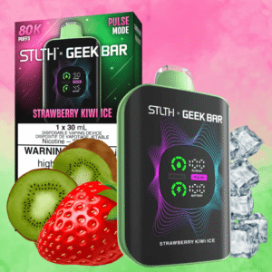 STLTH x Geek Bar 80K Disposable Vape - Strawberry Kiwi Ice
