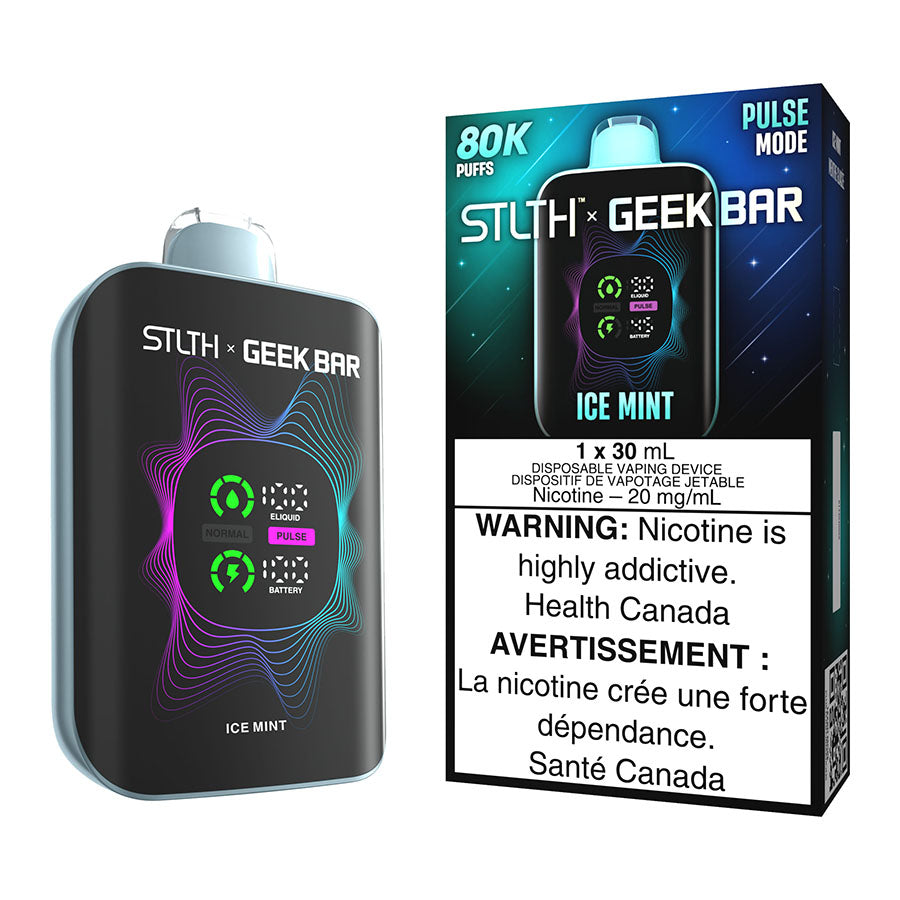 STLTH X Geek Bar Disposable Vape Device - Ice Mint