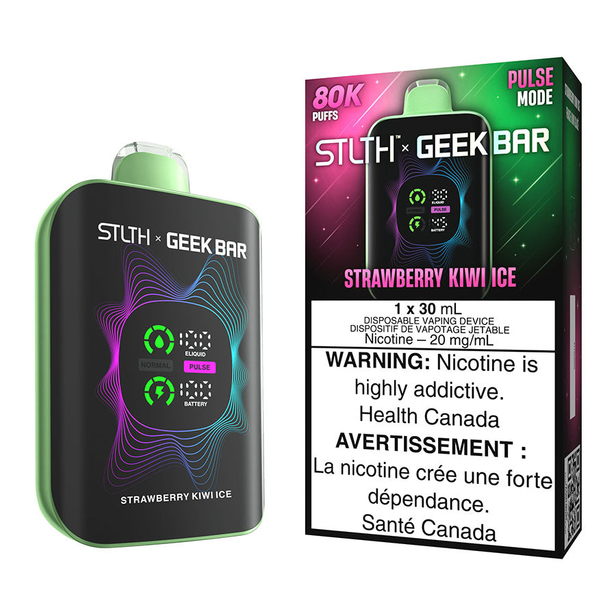 STLTH X Geek Bar Disposable Vape Device - Strawberry Kiwi Ice