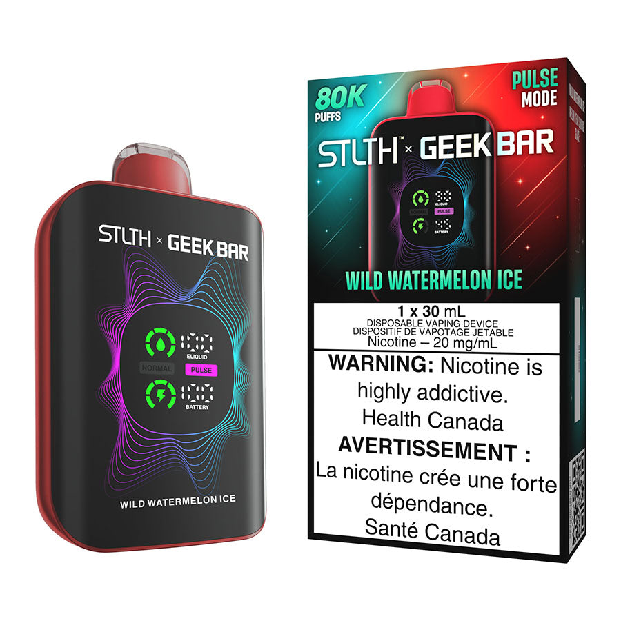 STLTH X Geek Bar Disposable Vape Device - Wild Watermelon Ice