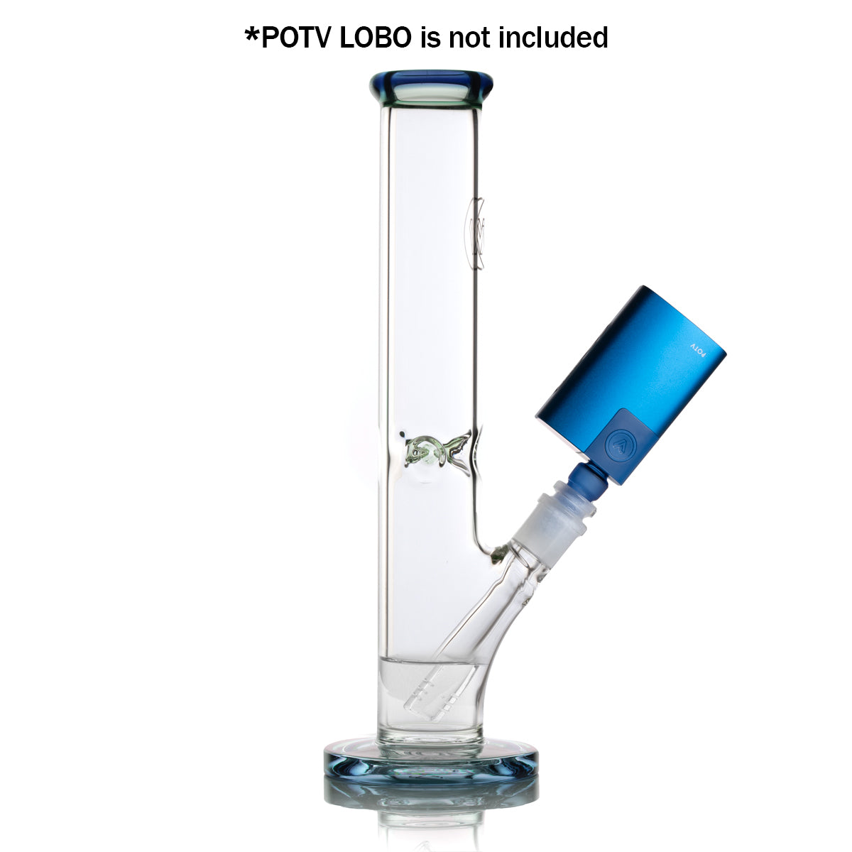 POTV Straight Tube Glass Bubbler - Image 30