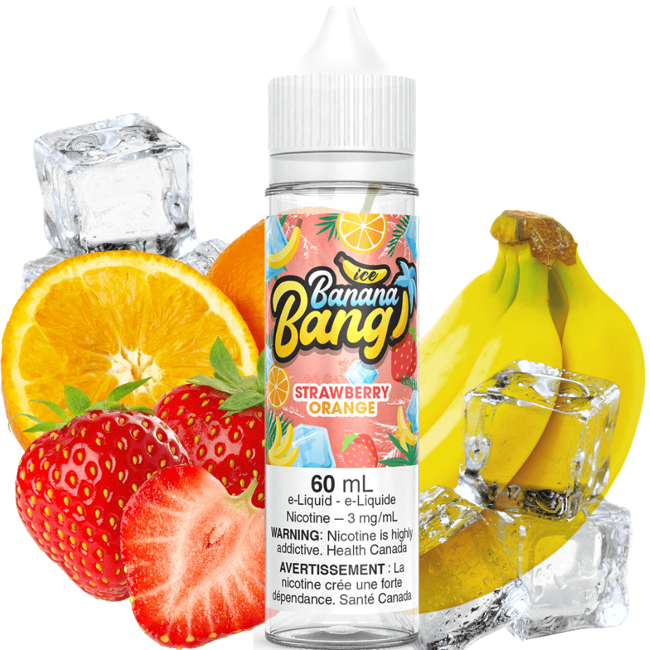 Strawberry Orange Ice by Banana Bang E-Liquid - Image 2