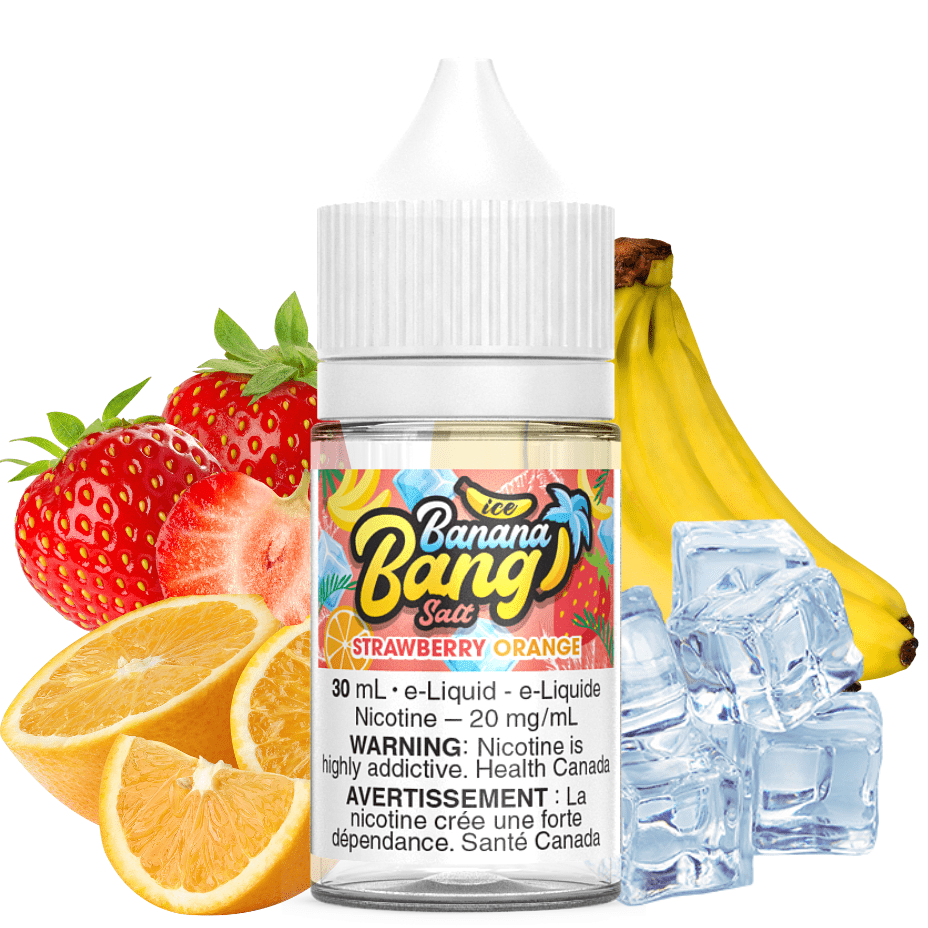 Strawberry Orange Ice Salt by Banana Bang E-Liquid - Image 2