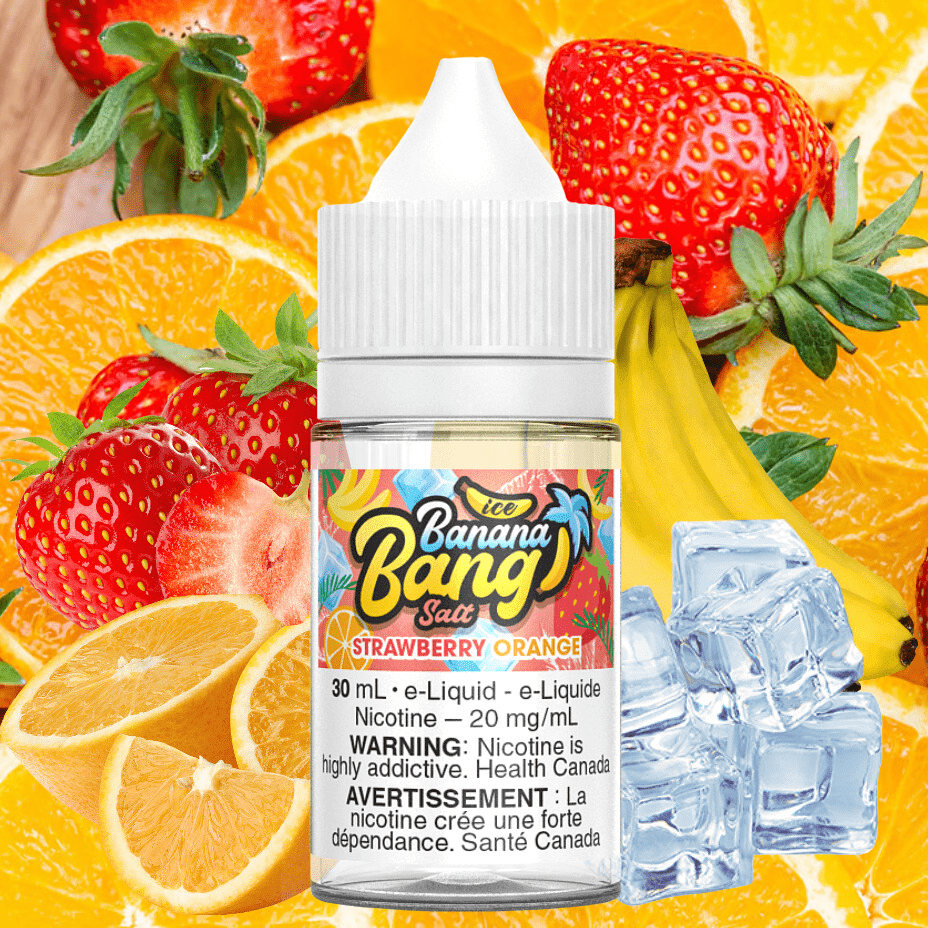 Strawberry Orange Ice Salt by Banana Bang E-Liquid - Image 3