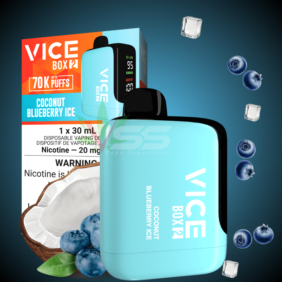 Vice Box 2 70k Disposable Vape - Coconut Blueberry Ice