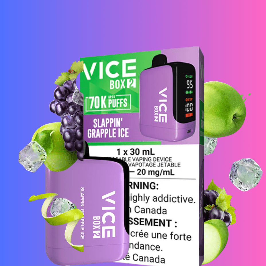 Vice Box 2 70k Disposable Vape - Slappin Grapple Ice